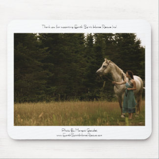 Spirit Horse and Woman Mouse Mat