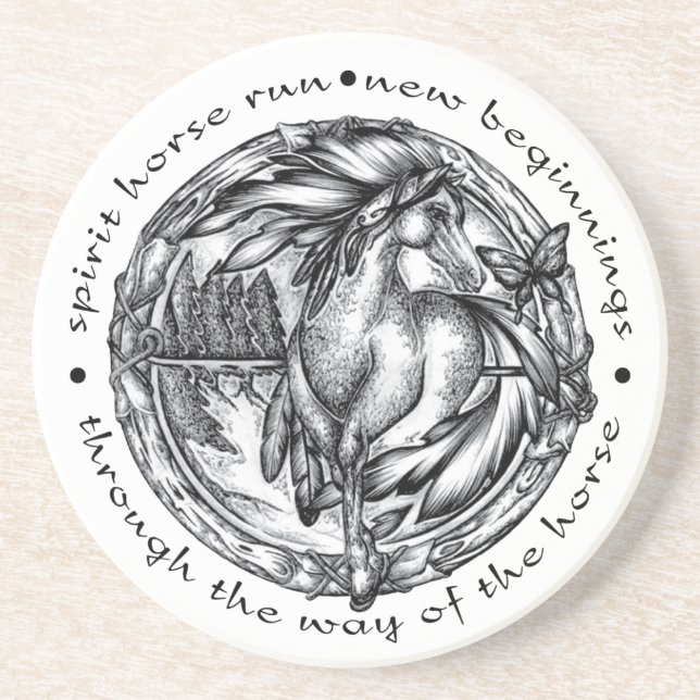 Spirit Horse Run Coaster (Front)