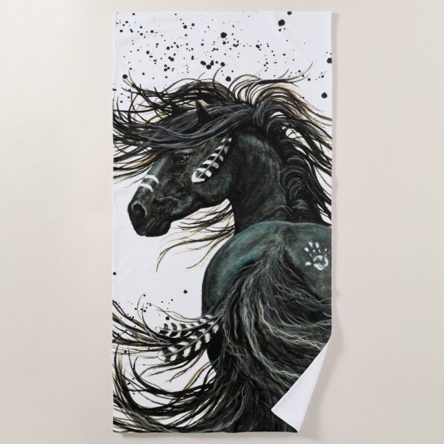 Spirit Horse Summer Towel by Bihrle (Front)