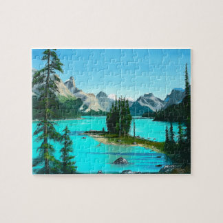 Spirit Island in Maligne lake   Jigsaw Puzzle