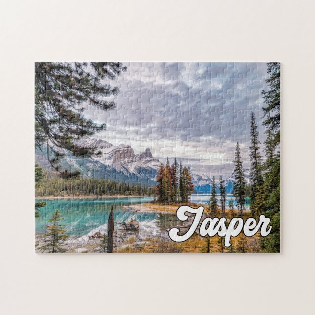 Spirit Island, Jasper National Park Jigsaw Puzzle (Horizontal)