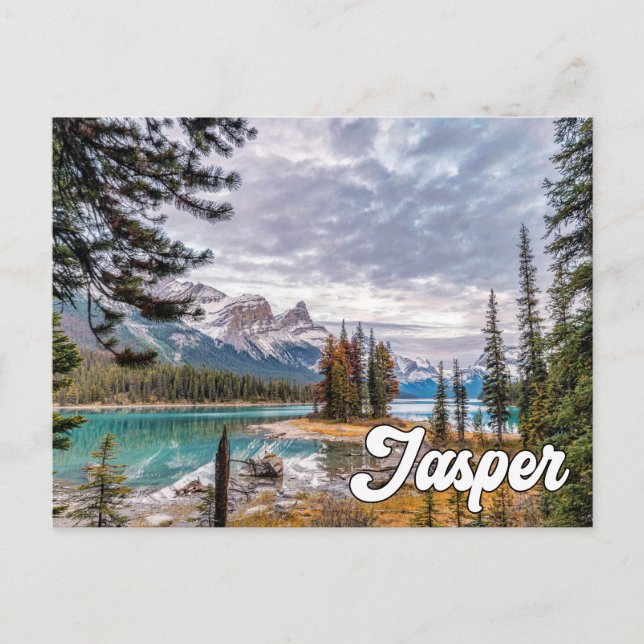 Spirit Island, Jasper National Park Postcard (Front)