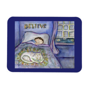 Spirit Kitty Cat Pet Grief Art Magnet