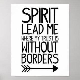 Spirit Lead Me Print