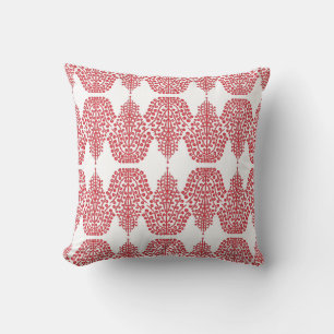 SPIRIT LINEAR white red Cushion