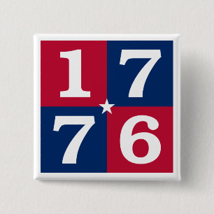 Spirit Of 1776 15 Cm Square Badge