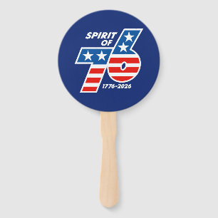 Spirit of 76 - America's 250th Birthday 1776-2026 Hand Fan