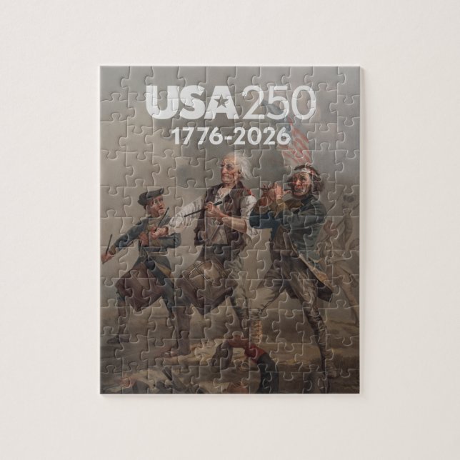 Spirit of 76 - America's 250th Birthday Jigsaw Puzzle (Vertical)