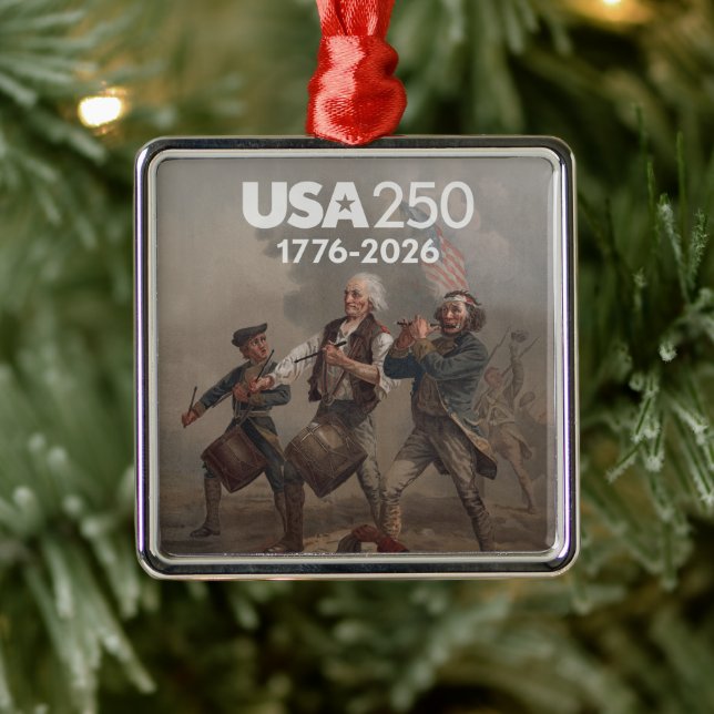 Spirit of 76 - America's 250th Birthday Metal Tree Decoration (Tree)