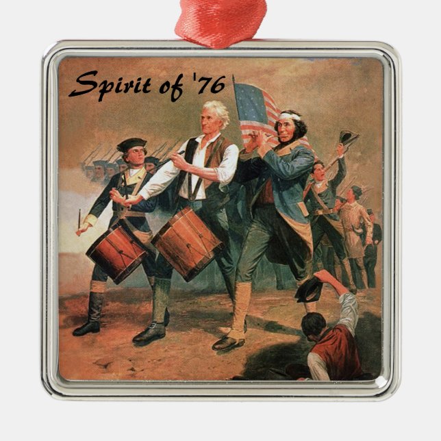 Spirit of '76 metal tree decoration (Front)