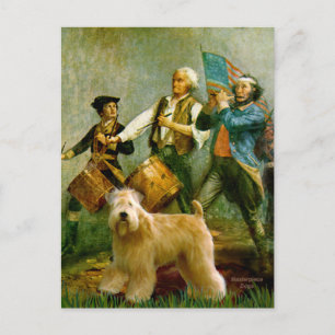 Spirit of 76 - Wheaten Terrier 2B Postcard