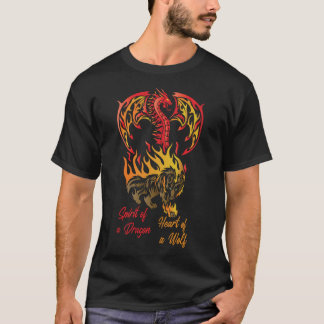 Spirit of a Dragon, Heart of a Wolf  T-Shirt
