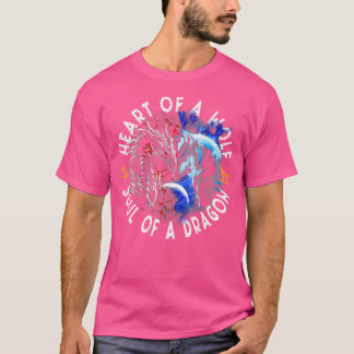 Spirit Of A Wolf Heart Of A Dragon Love Wolves And T-Shirt