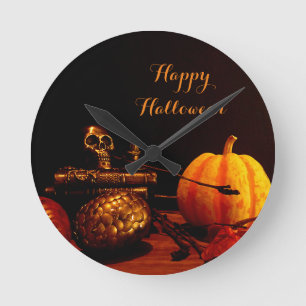 Spirit of Autumn - Still Life Round Clock