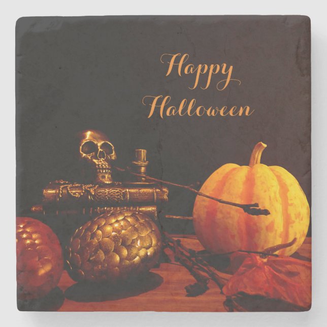 Spirit of Autumn - Still Life Stone Coaster (Front)