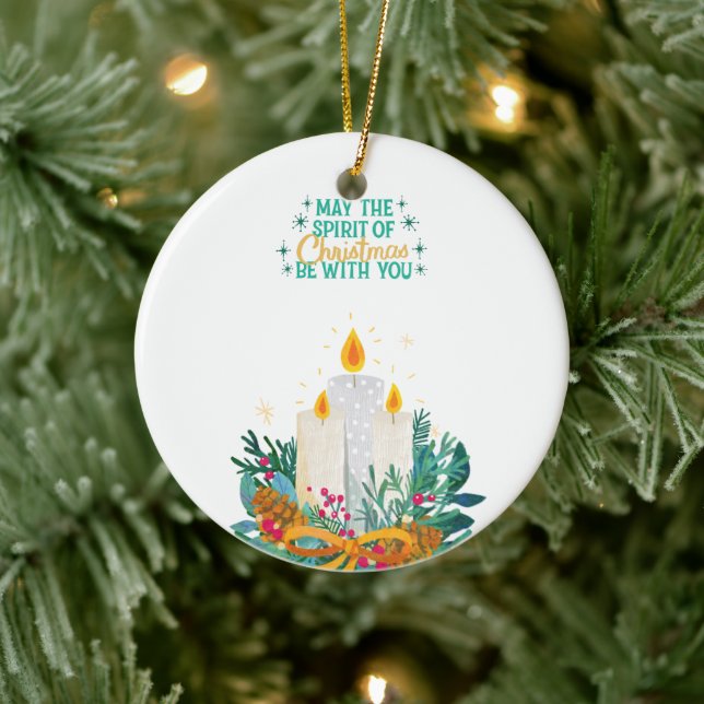 Spirit of Christmas  Ceramic Tree Decoration (Tree)