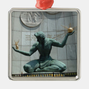 Spirit of Detroit Holiday Ornament