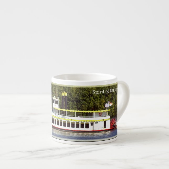Spirit of Dubuque espresso mug (Front Right)