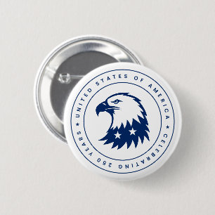 Spirit of Eagle 6 Cm Round Badge