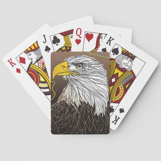 Spirit Of Eagle Playing Cards (Back)