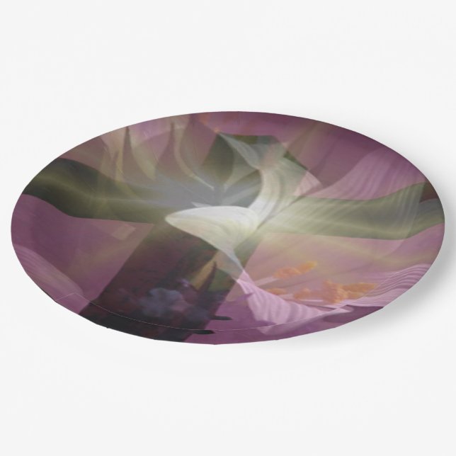 Spirit of Easter Paper Plate (Angled)