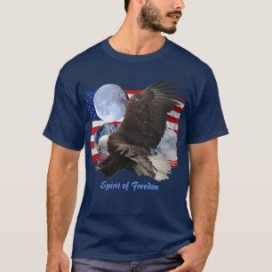 SPIRIT of FREEDOM Bald Eagle Wildlife Apparel T-Shirt