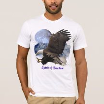 SPIRIT of FREEDOM Bald Eagle Wildlife T-Shirt