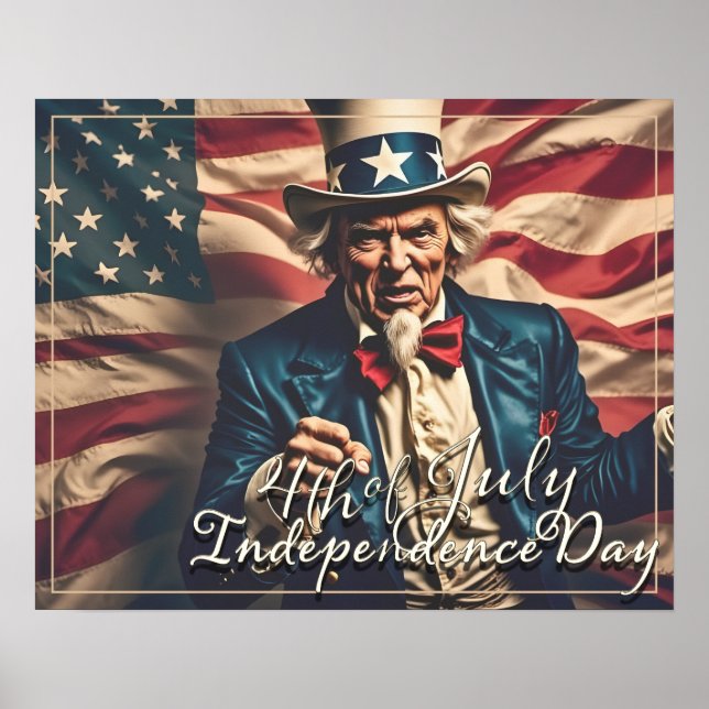 Spirit of Freedom in Red, White and Blue Poster (Front)