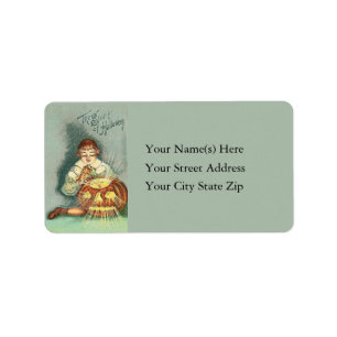 Spirit of Halloween Vintage Address Label