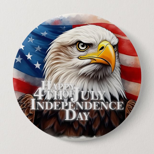 Spirit of Independence 10 Cm Round Badge (Front)