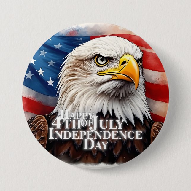 Spirit of Independence 7.5 Cm Round Badge (Front)