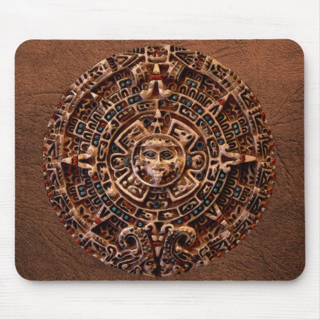 Spirit of Mexico & Peru, Mayan Incan Design Mouse Mat (Front)