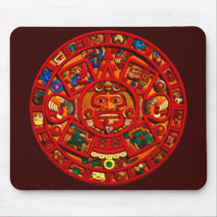 Spirit of Mexico & Peru, Mayan Incan Design Mouse Mat