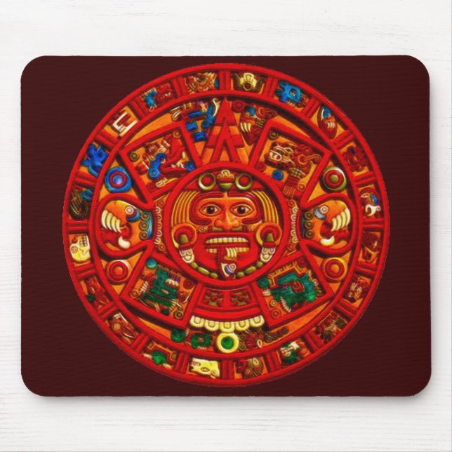 Spirit of Mexico & Peru, Mayan Incan Design Mouse Mat (Front)