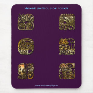 Spirit of Mexico & Peru, Mayan Incan Design Mouse Mat