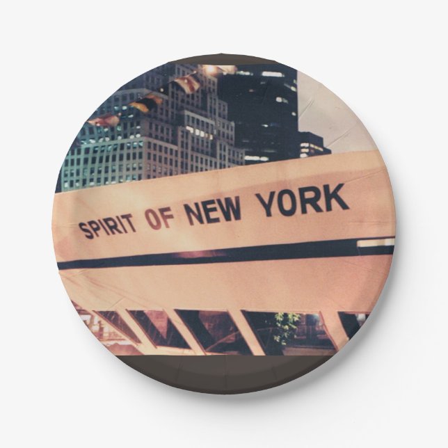 Spirit of New York paper plates (Front)