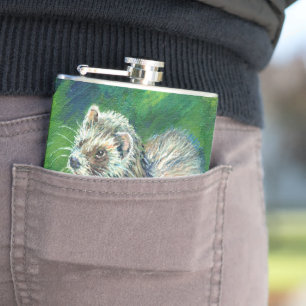 Spirit of Polecat Hip Flask