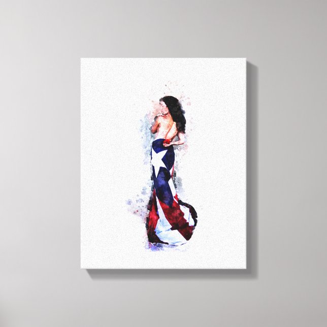 Spirit of Puerto RIco Canvas Print (Front)