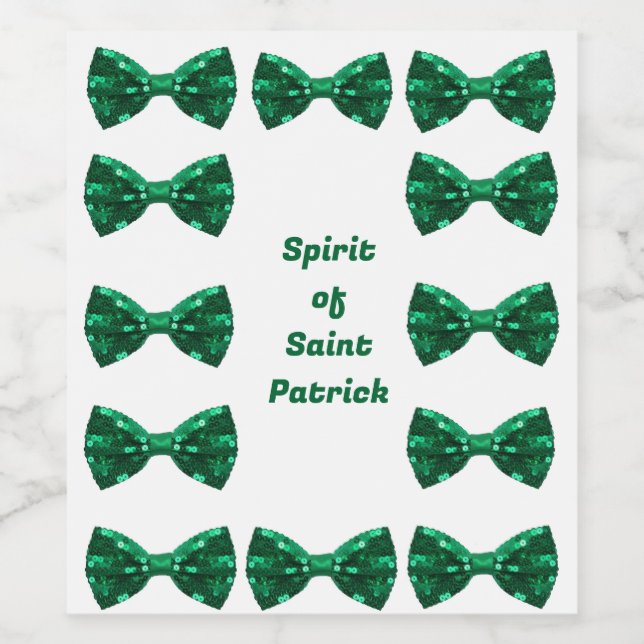Spirit of Saint Patrick Wine and Sparkling Wine La Label (Single Label)