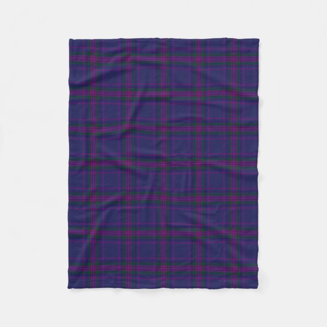 Spirit Of Scotland Corporate Tartan Fleece Blanket (Front)