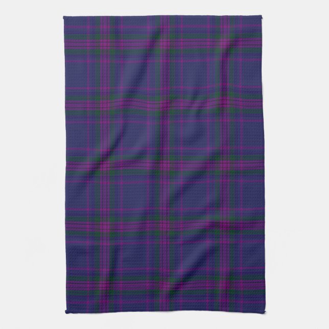 Spirit Of Scotland Corporate Tartan Tea Towel (Vertical)