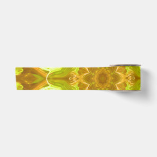 Spirit of solar foliage abstract Pattern Satin Ribbon