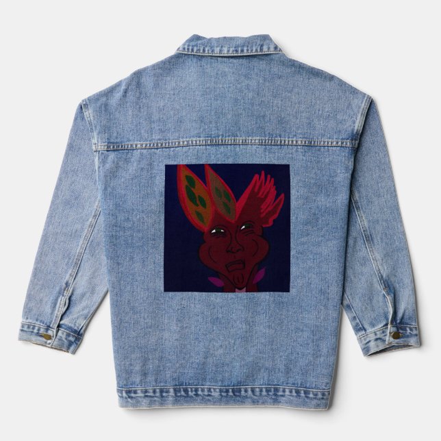Spirit of Spring Denim Jacket (Back)