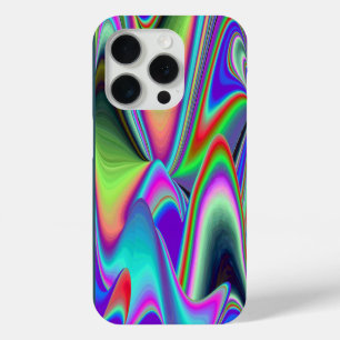 Spirit of Summer Breeze , Abstract 3D Rainbowart iPhone 15 Pro Case