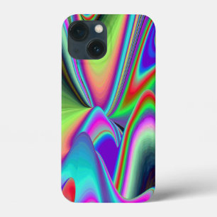 Spirit of Summer Breeze , Abstract 3D Rainbowart iPhone 13 Mini Case