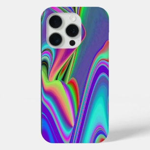 Spirit of Summer Breeze , Abstract 3D Rainbowart iPhone 15 Pro Case