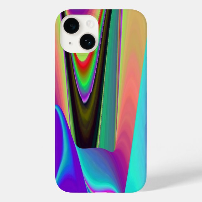 Spirit of Summer Breeze , Abstract 3D Rainbowart Case-Mate iPhone Case (Back)
