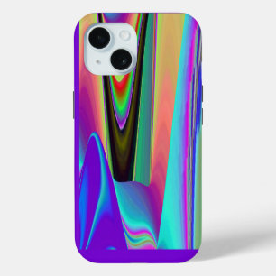 Spirit of Summer Breeze , Abstract 3D Rainbowart iPhone 15 Case
