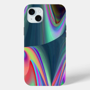 Spirit of Summer Breeze , Abstract 3D Rainbowart iPhone 15 Mini Case