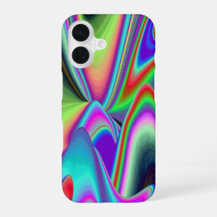Spirit of Summer Breeze , Abstract 3D Rainbowart iPhone 16 Case